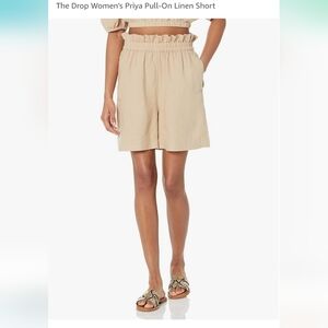 NWT linen shorts, Priya linen shorts by The Drop, XXL